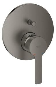 Sprchová a vanová baterie GROHE Lineare bez podomítkového tělesa kartáčovaný Hard Graphite 24064AL1