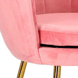 Židle Florence VIC světle růžová