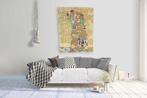 Lenbutik Lněná tapiserie Gustav Klimt Splnění/ Fulfillment 45x75 cm