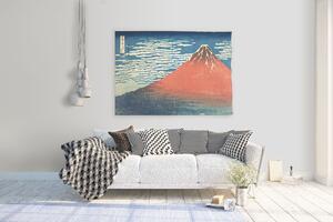 Lenbutik Lněná tapiserie Katsushika Hokusai Fine Wind, Clear Morning 140x100 cm