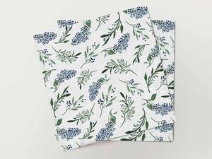 Lenbutik Lněné ubrousky 32x32 Řecká zahrada/ Greek garden