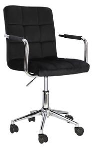 Kancelářská židle Cosmo Arm velvet černá
