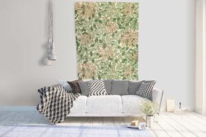 Lenbutik Lněná tapiserie William Morris Zimolez/ Honeysuckle 140x100 cm