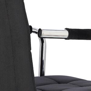Kancelářská židle Cosmo Arm velvet černá