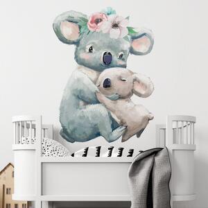 Dětská nálepka na zeď Koala s mámou Rozměry: 50 x 37 cm