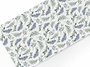 Lenbutik Běhoun na stůl 100% len Řecká zahrada/ Greek garden Rozměry ubrusů: 142x50 cm