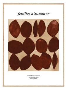 The Poster Club Autorský plakát Feuilles d'Automne by Jörgen Hansson - 50 x 70 cm TPC129