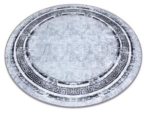 Dywany Luszczow Dětský kusový koberec MIRO 51254.802 pratelný kulatý Mramor, řecký protiskluz, šedá / černý Rozměr koberce: 80 cm KRUH