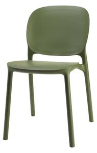 Židle Hug olivově zelená
