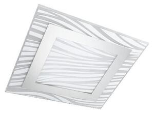 EPSYLON stropní svítidlo 2x E27 60W bez zdroje hranaté 40cm IP20,chromové