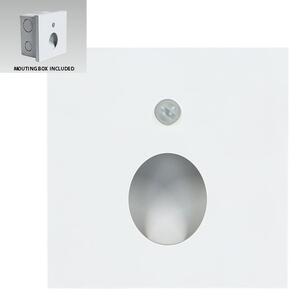 STEP LIGHT OLIVE Orientační svítidlo LED 1W 50lm 4000K IP20 se senzorem, bílé