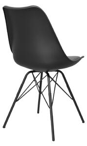 Židle Eris PP černá/černá