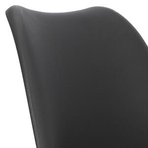 Židle Eris PP černá/černá