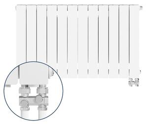 KFA Armatura ADR pokojový radiátor 57x96.6 cm podłączenie spodní bílá 763-122-44