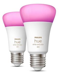 Philips Hue White and color ambiance 8719514328365 LED žárovka E27 6,5W/800lm 2000-6500K+RGB bluetooth 2-set