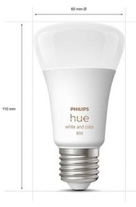 Philips Hue White and color ambiance 8719514328365 LED žárovka E27 6,5W/800lm 2000-6500K+RGB bluetooth 2-set