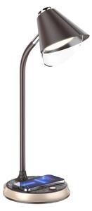 Immax 08971L - LED Stmívatelná stolní lampa FINCH LED/9W/12/230V hnědá/zlatá