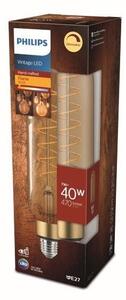 Philips 8719514313804 LED žárovka E27 7W/40W 470lm 1800K T65 GOLD stmívatelná