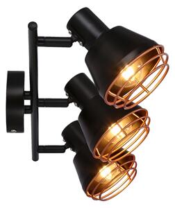 Bodové svítidlo NERIA 3xE14/40W/230V černá/měděná
