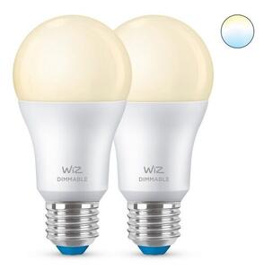 Philips WiZ Dimmable 871951455007 LED žárovka 2-set E27 8W/806 lm A60 2700K