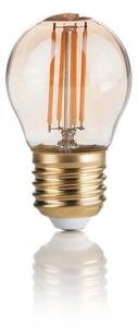 Ideal Lux 151861 LED žárovka E27 Vintage P45 4W/300lm 2200K jantarová, kapka