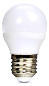 SOLIGHT LED žárovka miniglobe matná G45 6W, E27, 6000K, 510lm