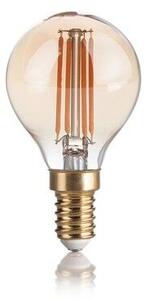 Ideal Lux 151656 LED žárovka E14 Vintage P45 4W/300lm 2200K jantarová, kapka