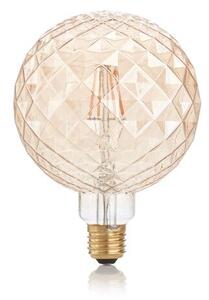 Ideal Lux 201290 LED žárovka E27 Vintage G115 4W/380lm 2200K jantarová, dekorační