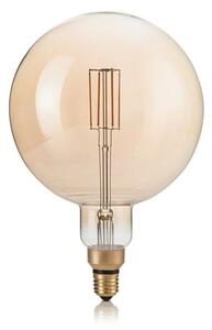 Ideal Lux 130187 LED žárovka E27 Vintage G195 4W/320lm 2200K jantarová, globe