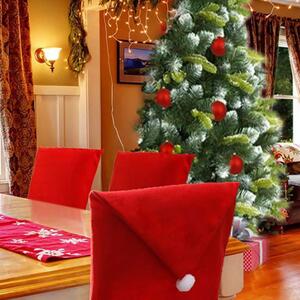 Vánoční potah na židli - Mikuláš 380667 (4ks)