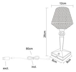 Globo 28070 - LED Stmívatelná stolní lampa GIXI LED/1W/5V 2700/4000/6500K