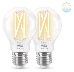 Philips Wiz Tunable white 8719514551053 LED žárovka Filament E27 A60 7W/806lm 2700-6500K 2-set