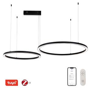 Immax NEO 07216L - LED Stmívatelný lustr FINO 93W/230V 60/80cm černá Tuya+DO