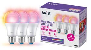 Philips Wiz Colors 8720169075610 LED žárovka E27 A60 8,8W/806lm 2200-6500K+RGB 3-set