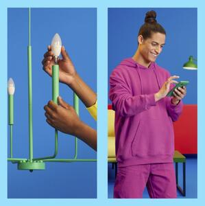 Philips Wiz Colors 8720169075672 LED žárovka E14 C37 4,9W/470lm 2200-6500K+RGB svíčka 3-set