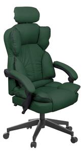 Ředitelská otočná židle LUX, ve více barvách, tmavozelený