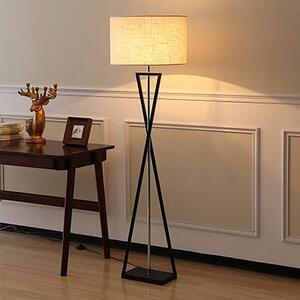 Abigali Sand Glass stojací lampa 1x40 W bílá-černá FSG-W-E27