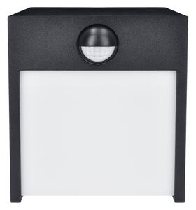 Brilagi-LED Venkovní nástěnné svítidlo se senzorem TERNI LED/12W/230V černá IP44