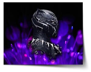 Sablio Plakát BLACK PANTHER Fialová luminescence - 60x40 cm