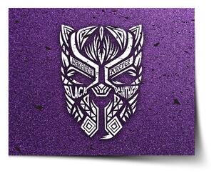 Sablio Plakát BLACK PANTHER wakanda forever Bílý - 60x40 cm