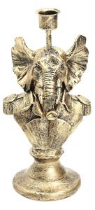 Svícen Gold Elephant výška 23cm