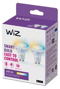 Philips Wiz Tunable white 8720169076709 LED žárovka GU10 PAR16 4,7W/345lm 2700-6500K 2-set