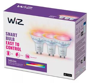 Philips Wiz Colors 8720169076662 LED žárovka GU10 PAR16 4,7W/345lm 2200-6500K+RGB 3-set