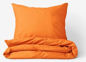 Goldea bavlněné ložní povlečení - oranžové 140 x 200 a 70 x 90 cm
