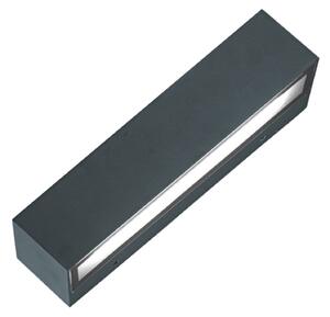 Ecolite SMD venkovní svítidlo 2x6W 1090lm 4000K IP44 antracit Z1381A1-CR