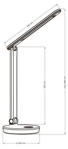 LED RGBW Stmívatelná dotyková stolní lampa NEPTUN LED/7W/230V černá