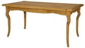 Dřevěný stůl 90x160 rustikální LUD 01 - K09 přírodní borovice