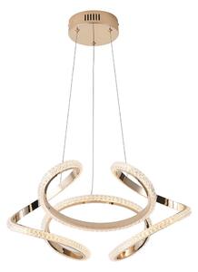 LED Lustr na lanku SATURN LED/24W/230V 3000K 50x120 cm