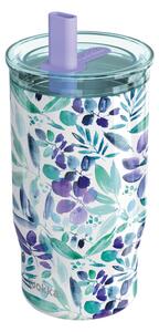 Quokka Termohrnek MIST 720 ml Violet Blooms