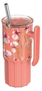 Quoka Termohrnek UMI 720 ml Floral Coral